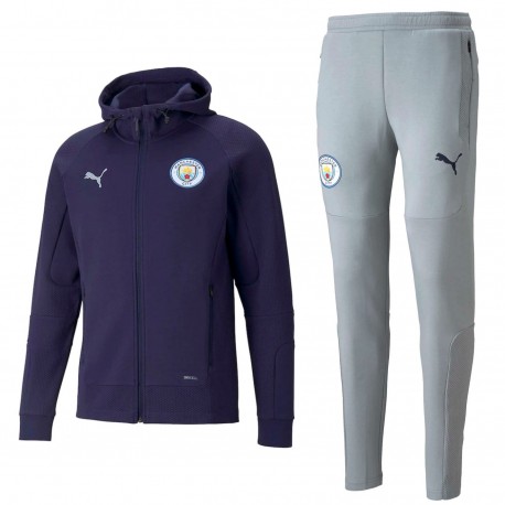 Survêtement presentation casual Manchester City 2022 bleu/gris - Puma