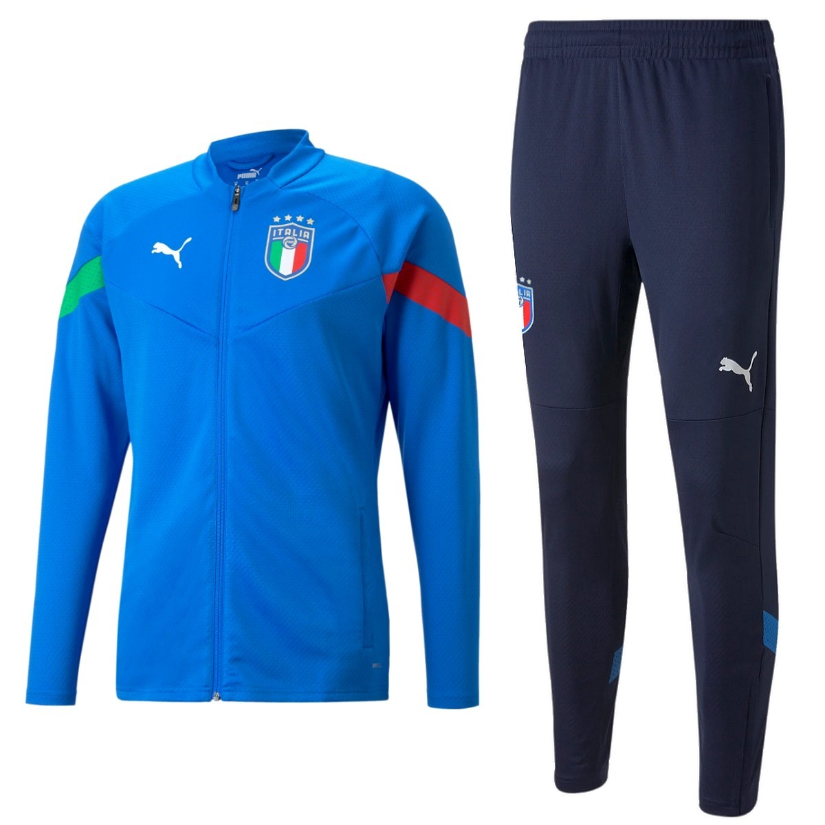 Puma Pantalon d'Entraînement FIGC Italy Homme Bleu
