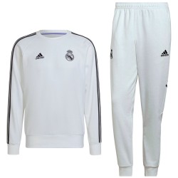 Real Madrid sweat trainingsanzug 2022/23 weiss - Adidas