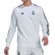 Tuta da allenamento sweat bianca Real Madrid 2022/23 - Adidas