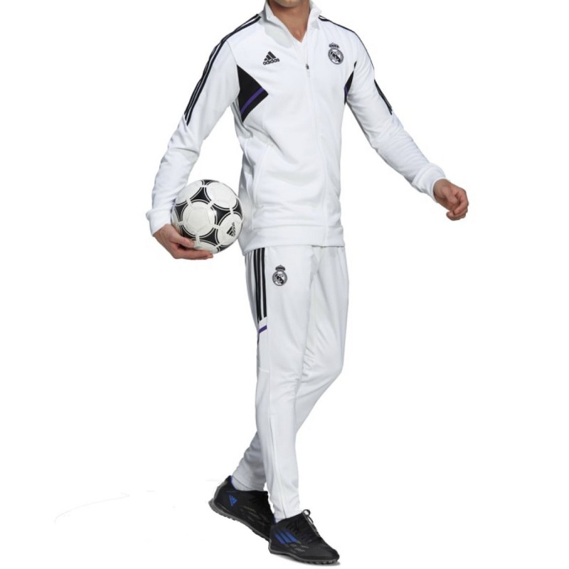 Tuta real sales madrid bianca
