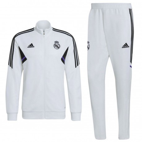 Chandal de entrenamiento blanco Real Madrid 2022/23 - Adidas