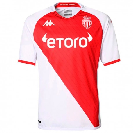 AS Monaco football shirt Home 2022/23 - Kappa