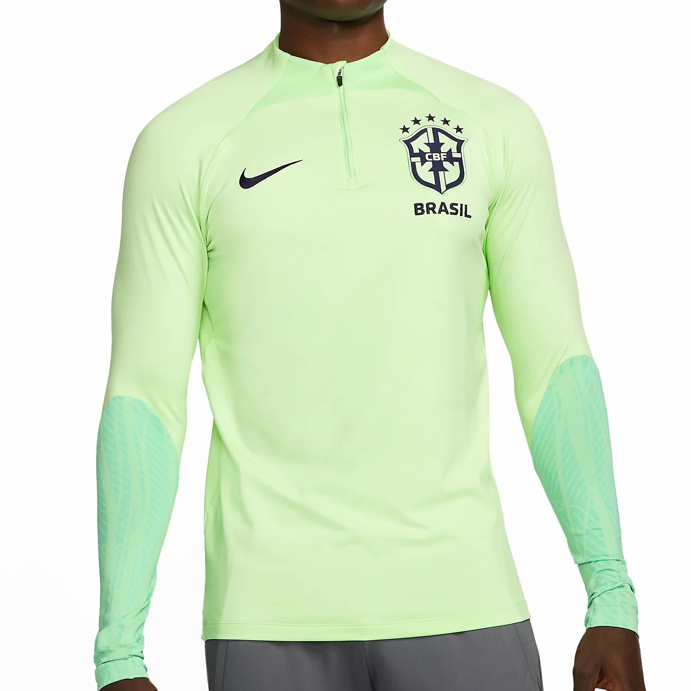 Nathaniel Ward Oblongo Especificado Sudadera tecnica entreno seleccion Brasil 2022/23 - Nike - SportingPlus.net