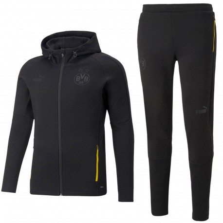 Chandal negro de presentación casual Borussia Dortmund 2022/23 - Puma