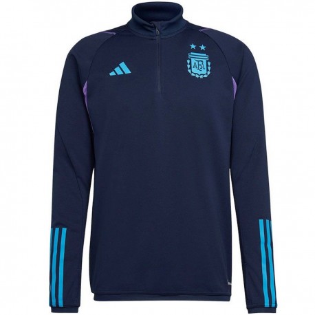 Tech sweat top d'entrainement Argentine 2022/23 bleu - Adidas