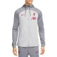 Liverpool survetement presentation capuche 2023 gris - Nike