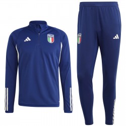 Italy football navy training technical tracksuit 2023/24 - Adidas
