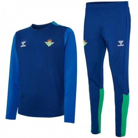 Chandal sweat de entreno Betis Sevilla azul 2022/23 - Hummel