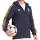 Real Madrid hooded casual presentation tracksuit 2023/24 ink navy - Adidas