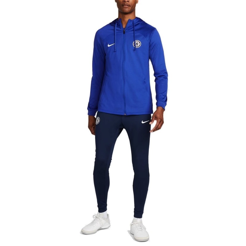 Chelsea FC survetement presentation capuche 2022 23 Nike