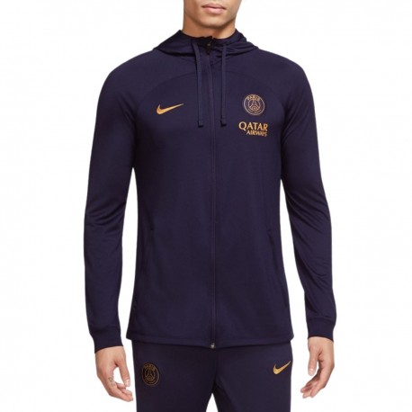 PSG survetement presentation capuche 2023/24 bleu - Nike