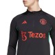 Tuta tecnica da allenamento nera Manchester United 2023/24 - Adidas
