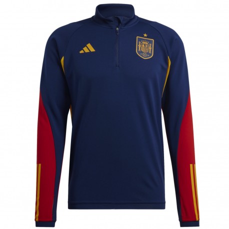 Sudadera tecnica entreno seleccion España 2022/23 azul - Adidas