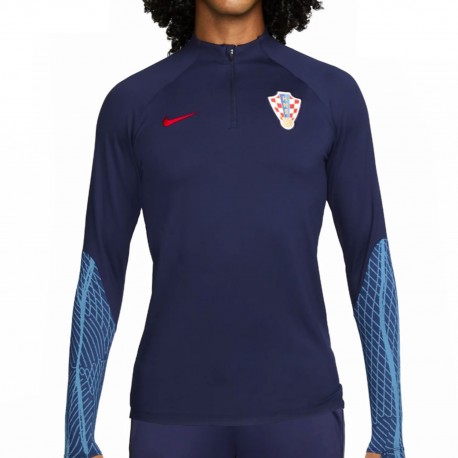 Croatia football navy training technical sweat top 2022/23 - Nike