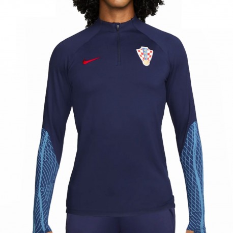 Kroatien Fussball Tech Trainingssweat 2022/23 blau - Nike