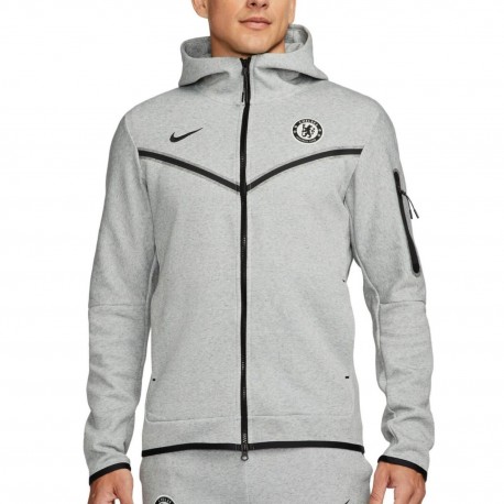 Chelsea FC grey Tech Fleece presentation jacket 2023/24 - Nike