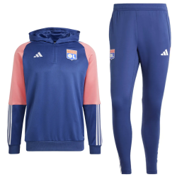Tuta tecnica allenamento cappuccio Olympique Lione 2023/24 - Adidas