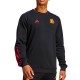 Felpa da rappresentanza nera AS Roma 2023/24 - Adidas