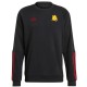 Felpa da rappresentanza nera AS Roma 2023/24 - Adidas