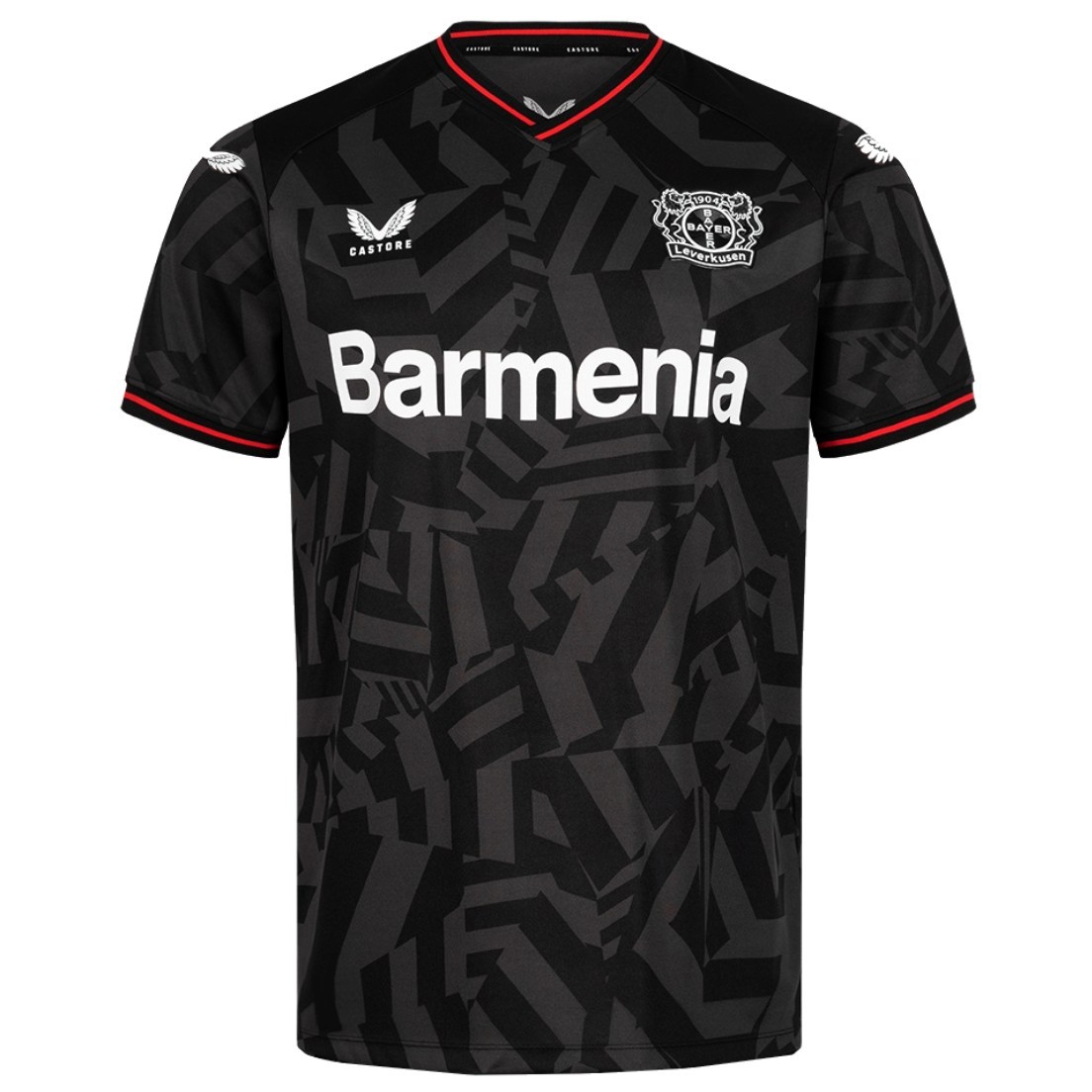 Kit Castore Bayer 04 Leverkusen Camisola + Calção 24/25 Equipamento Pr