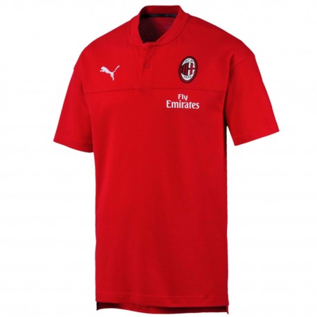 Polo de presentation Casual AC Milan 2020 rouge - Puma