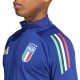 Felpa tecnica allenamento blu nazionale Italia 2024/25 - Adidas