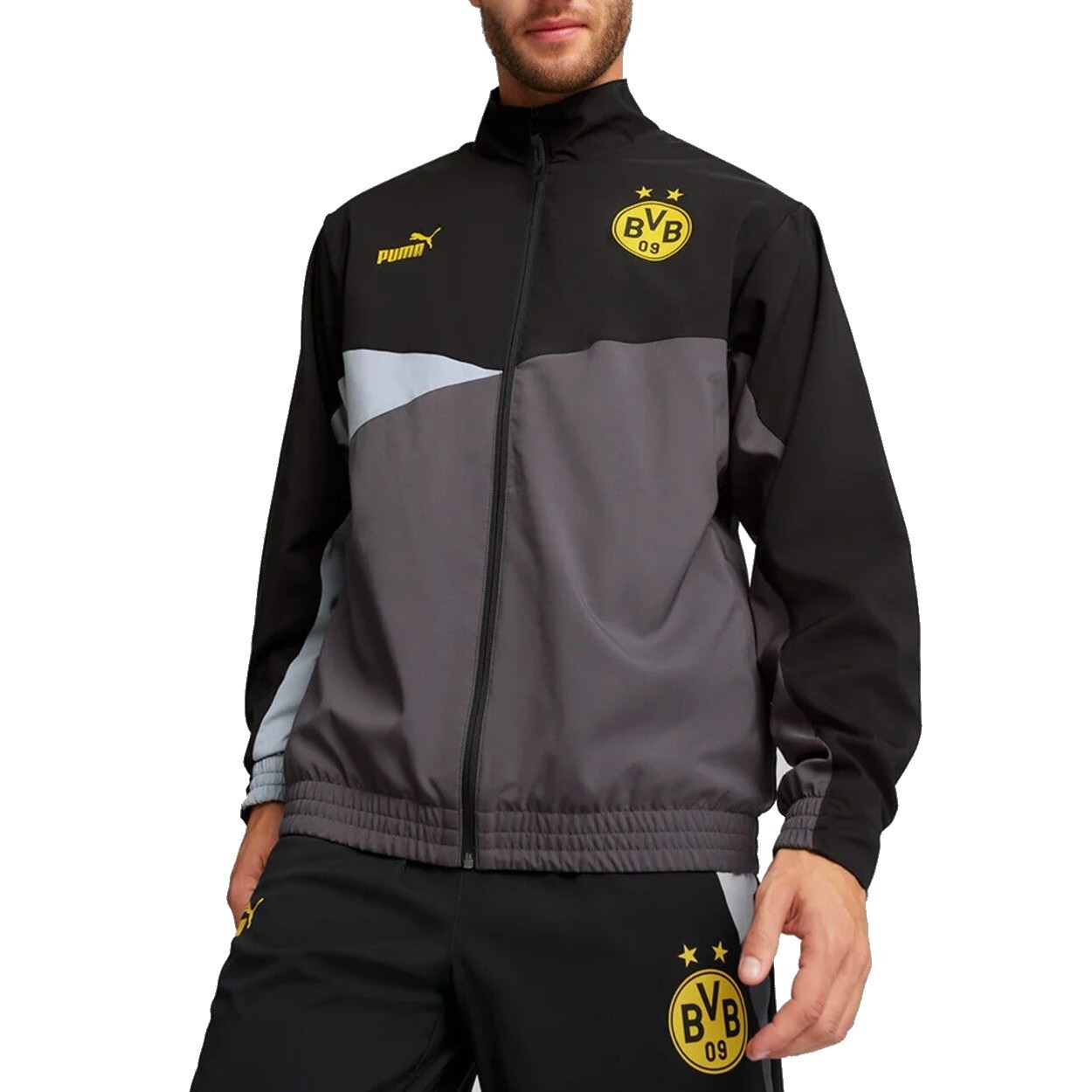 Dortmund 2020 Survetement Du Dortmund Puma Men's Black Borussia