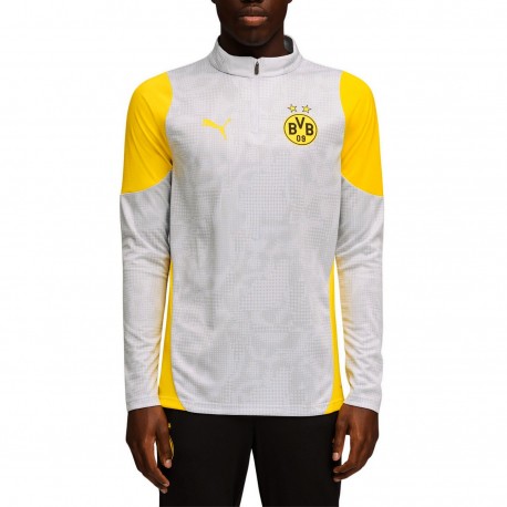 Borussia Dortmund tech trainingsanzug 2025/26 hellgrau - Puma