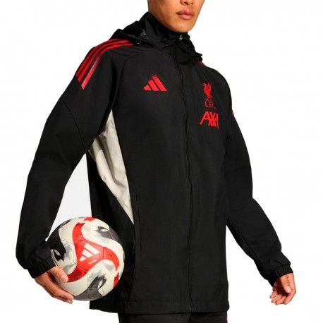 Liverpool FC technical regenjacke 2025/26 schwarz - Adidas