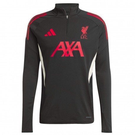 Felpa tecnica da allenamento nera Liverpool 2025/26 - Adidas