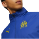 Veste coupe pluie d'entrainement Olympique Marseille 2024 bleu - Puma
