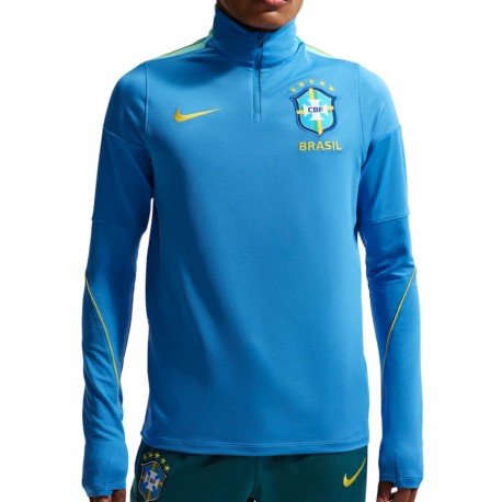 Brazil football training technical sweat top 2026/27 blue - Nike