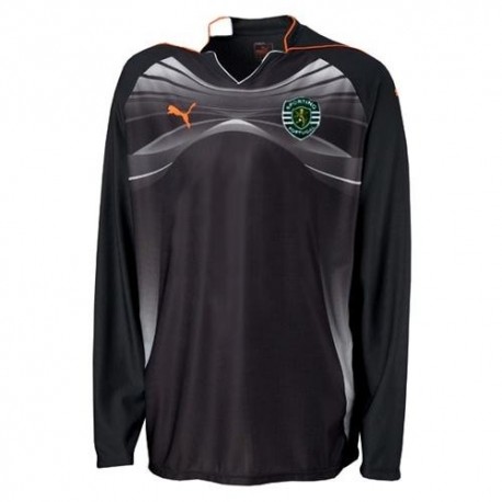 Luciendo camisa portero Lisboa 2010/11 casa jugador problema auténtico raza-Puma