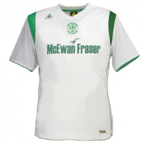 2007-08 Hibernian Le Coq Sportif 1/4 Zip Drill Top - 9/10 - (XL