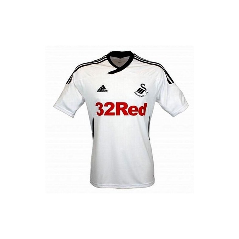 Maillot Swansea City Domicile 2022/23 – Joma, Blanc, Taille S (Occasion, Haut Seulement)