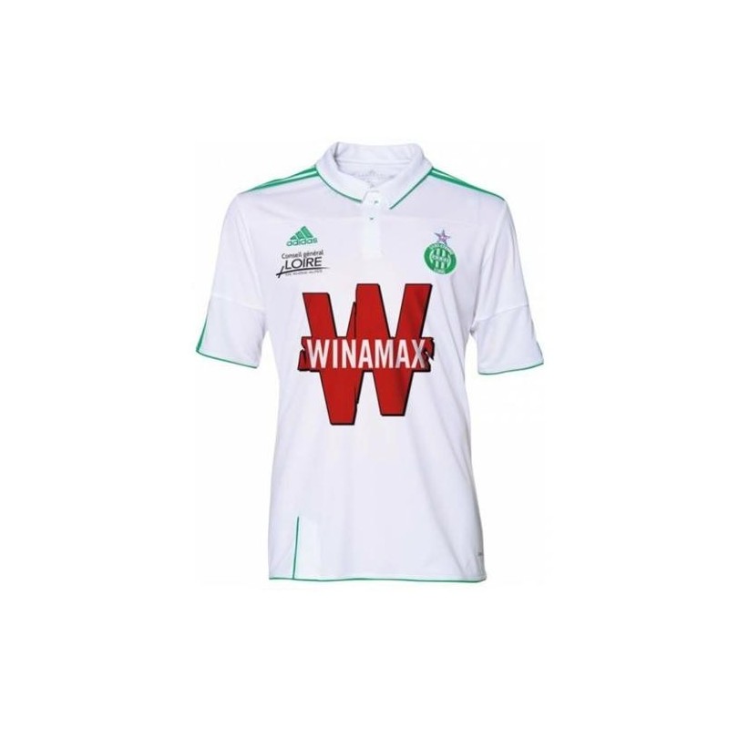 Maillot Foot ASSE Saint-Etienne Extérieur 2001-2002 XL Umbro Blanc