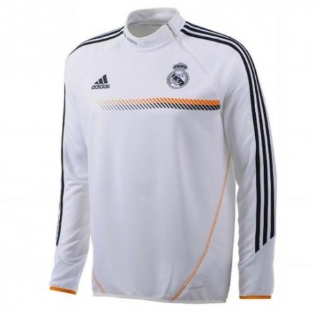 Felpa tecnica da allenamento Real Madrid CF 2013/14 Bianco - Adidas