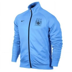 Manchester City Jacke 2013/14 Celeste-Nike darstellt