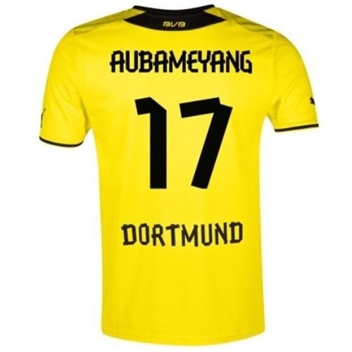 Maillot De Football Borussia Dortmund 2013/14 - Nike, Taille L - Aubameyang N° - Occasion