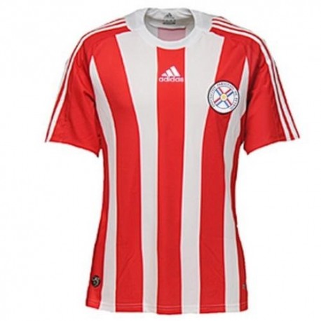 Football Paraguay National Jersey 2008 09 Home Adidas SportingPlus Passion for Sport
