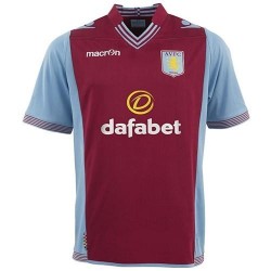 Maillot Domicile Aston Villa 2013/14 Macron - Manches Longues, Taille XL Adulte, Couleur Bordeaux