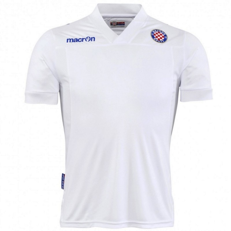 Macron Hajduk Split Travel Player Shirt weiß Hajduk Fan T-Shirt Jersey Kroatien, Größe:M