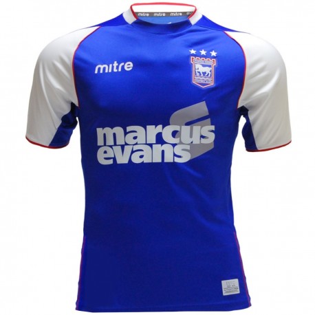Maillot Domicile Ipswich Town 2009-2011 Mitre - Taille L - Homme - Bleu - Occasion