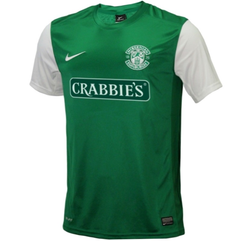 Hibernian Edinburgh Home football shirt 2013/14 Nike SportingPlus