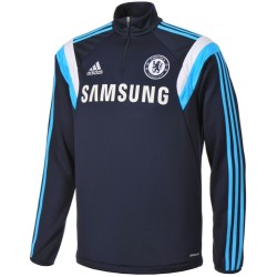 Sudadera tecnica de entrenamiento FC Chelsea azul 2014/15 - Adidas