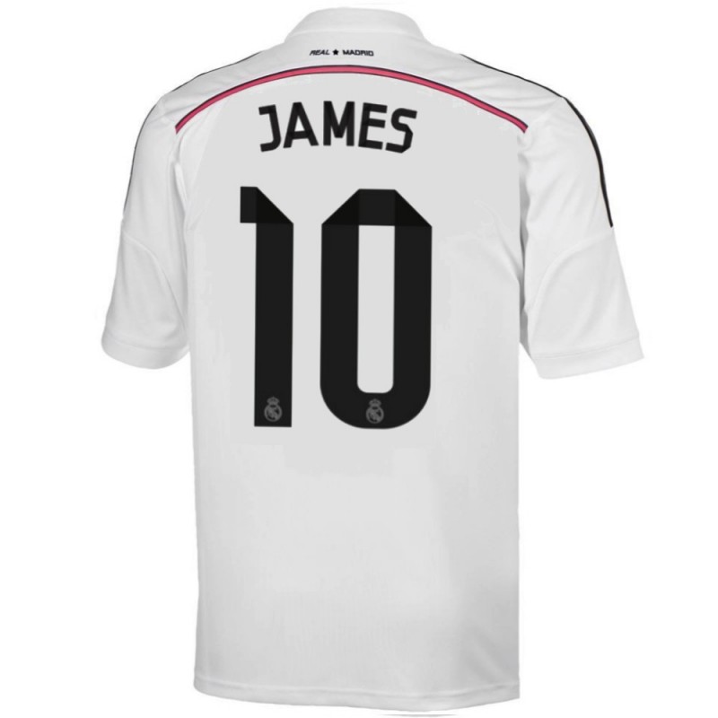 Maillot de foot Real Madrid domicile 2014/15 James 10 - Adidas -  SportingPlus - Passion for Sport