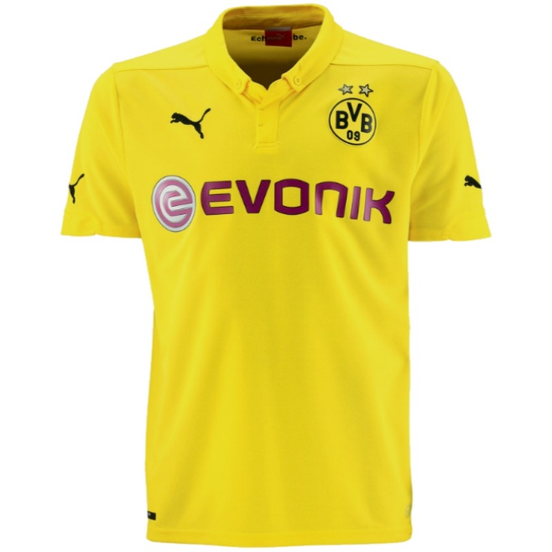 Maillot De Football Home Taille M Borussia Dortmund 2013-2014 Jojic #14
