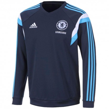 Sudadera de entrenamiento FC Chelsea azul 2014/15 - Adidas