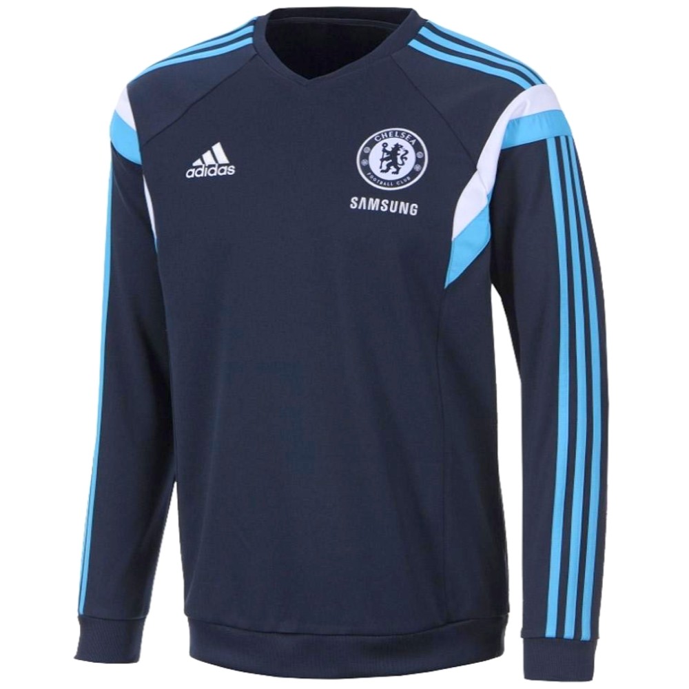 FC Chelsea blue training sweat top 2014 15 Adidas SportingPlus Passion for Sport